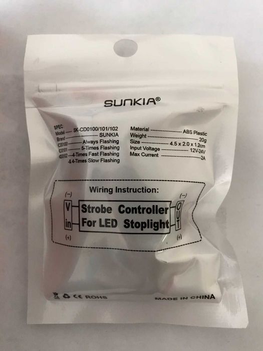 Стробоскопы(контроллер) стоп-сигнала, индикатор износа протектора