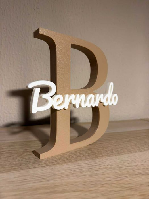 Nome Personalizado em Impressão 3D