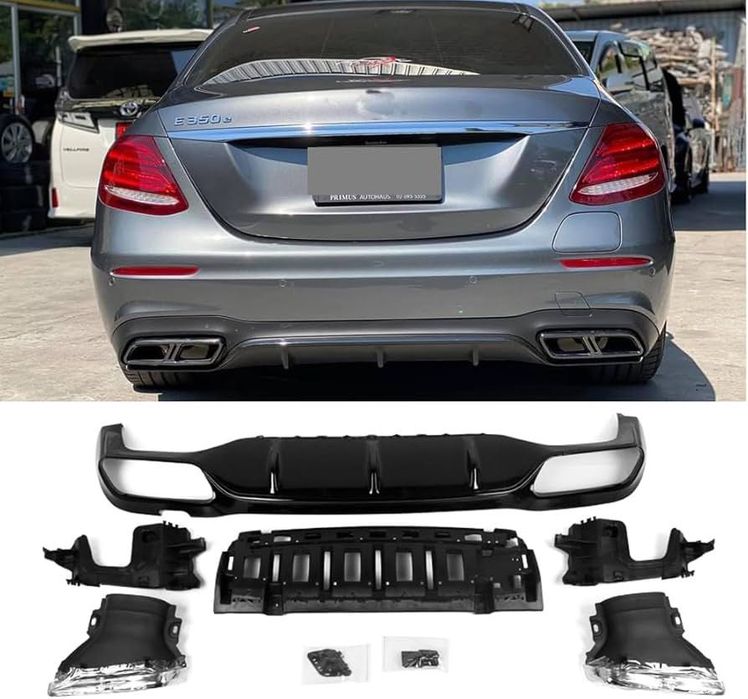 Диффузор Mercedes W213 накладка на задний бампер мерседес 213 юбка