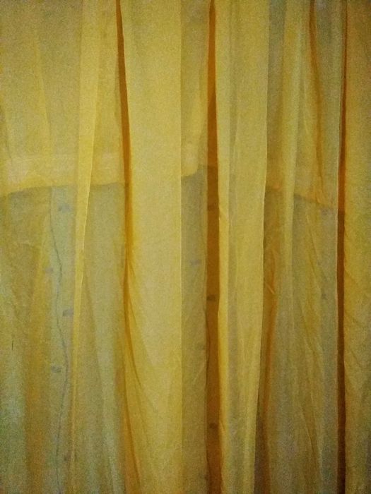 Тюль жовтого, кольору, ширина 4,7,9 метра