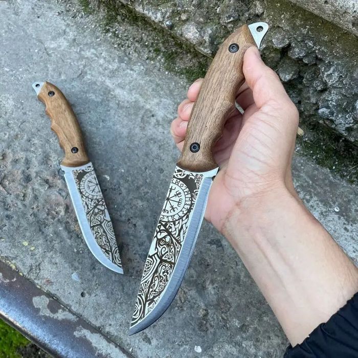 Ніж СКАНДИНАВ KN22 Подарунок Чоловіку Нож Ручная Работа Gorillas BBQ