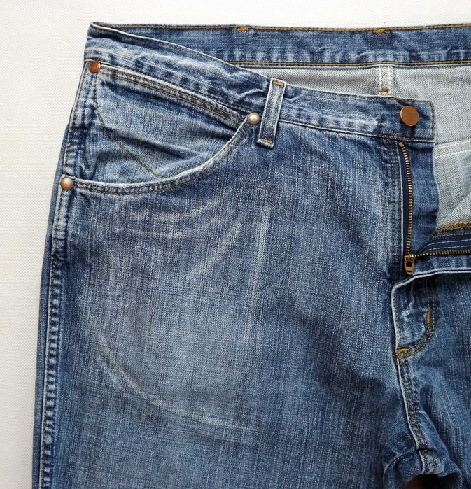 Wrangler Alaska spodnie jeansy W38 L34 100% bawełna pas 2 x 50 cm