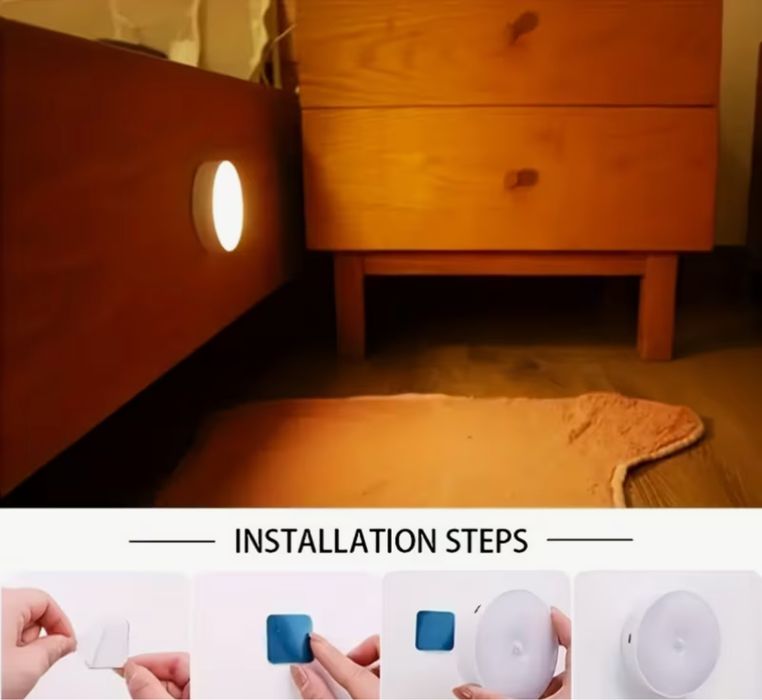 Лампочка з аккамулятопом  з датчиком руху