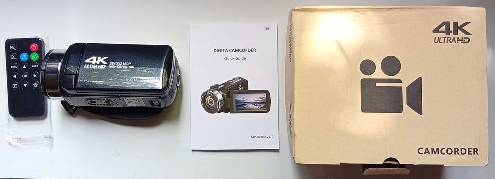 Вебкамеры EXHQDR Ultra 4K 1080P Full HD + DVC Camcoder 4K Ultra HD