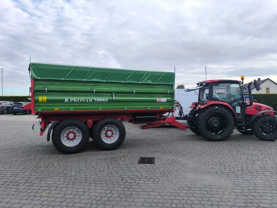 Przyczepa rolnicza tandem PRONAR T663/3 (10 Ton)