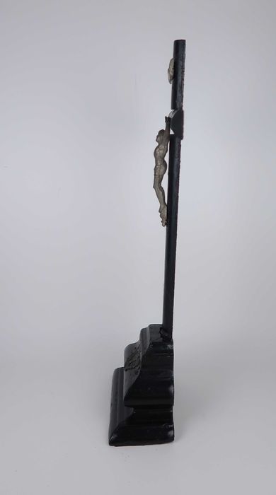 Crucifixo antigo em madeira - 35 cm
