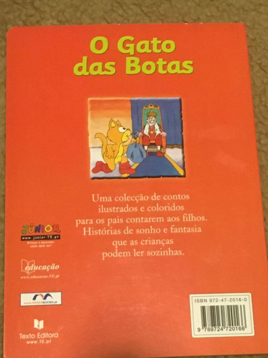 Livro O Gato das Botas