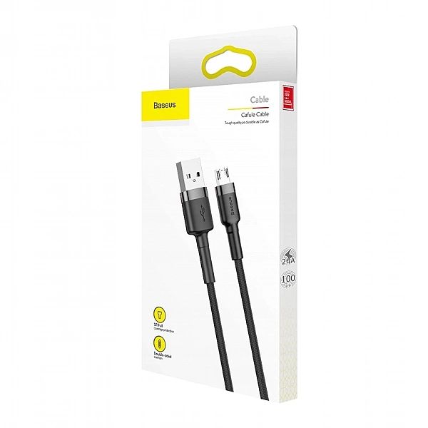 Kabel Baseus USB - microUSB typ B 1 m czarny
