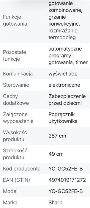JakNowa • Sharp Kuchenka Mikrofalowa ℹ️ Lekki mankament czyt Opis W-wa