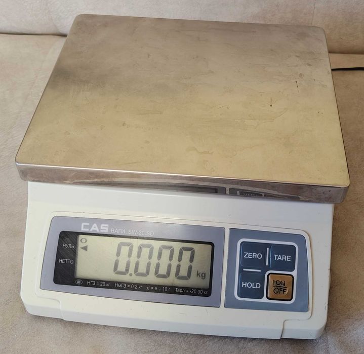 Весы кухонные, фасовочные CAS SW, 20 кг