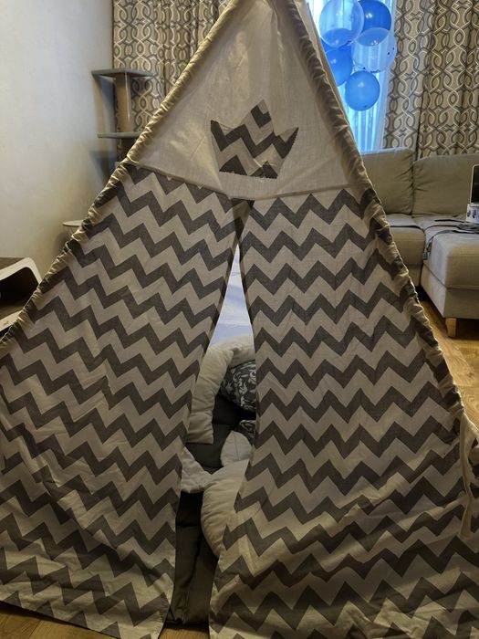 Вігвам (палатка) дитячий, в комплекті з подушками