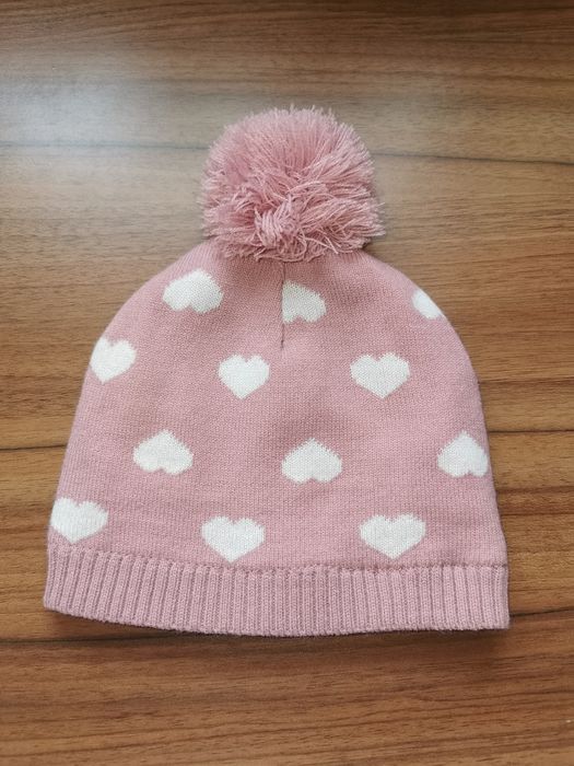 Czapeczka dziewczęca 6-9 miesięcy