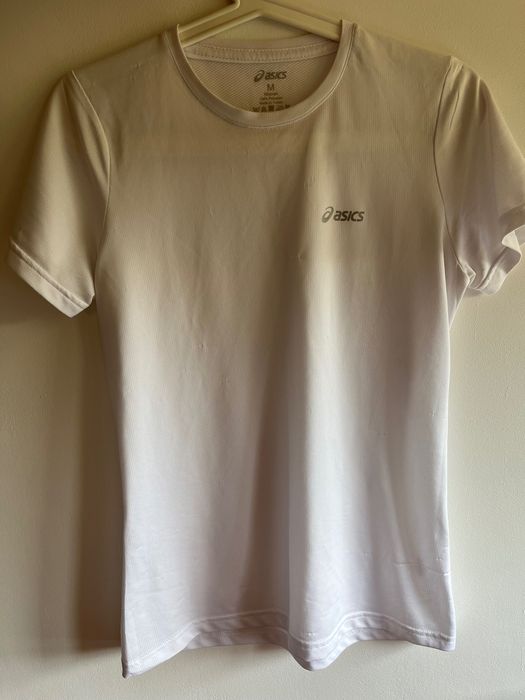 ASICS biała koszulka T-shirt sportowa