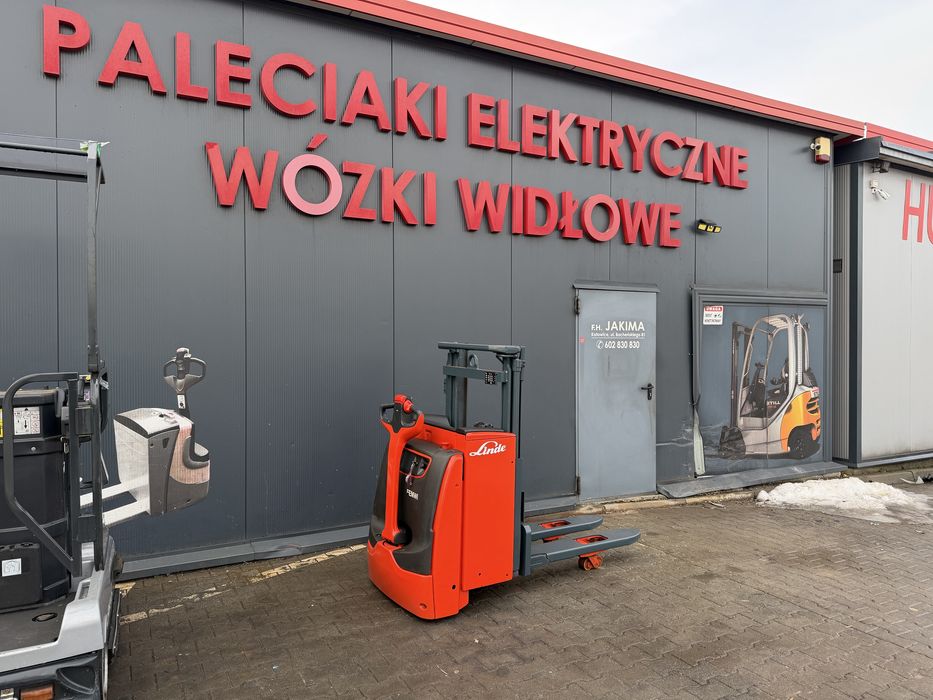 Paleciak elektryczny Linde L 14 2020 r 190 cm 1400 kg wózek Linde