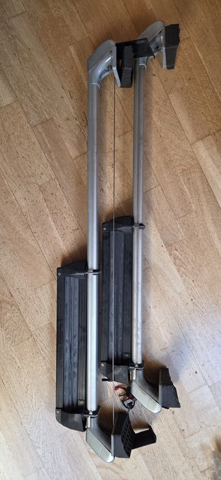 Relingi/ belki poprzeczne fiat punto z uchwytami na narty