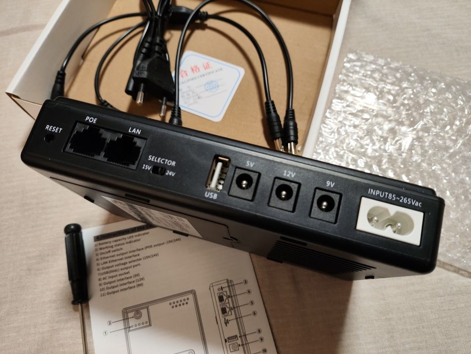 Новий для роутора UPS  DC1018L  18 W (без акумуляторів)