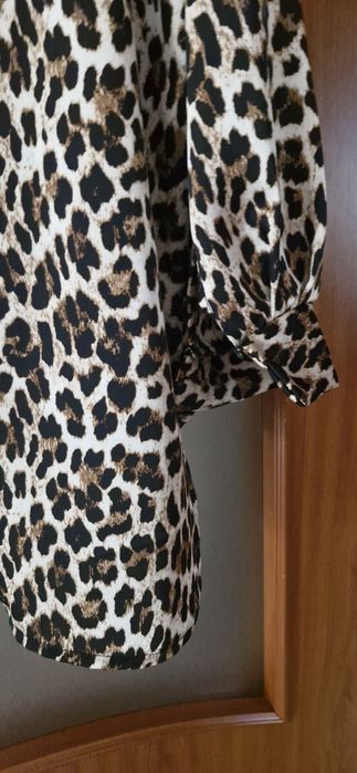 Koszula elegancka pantera panterka  2xl 44