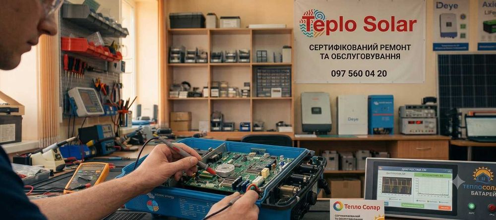 Ремонт інверторів та акумуляторів | Сервіс ТеплоСолар
