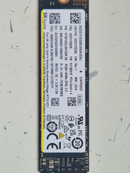 sk hynix ssd 512gb - Купити електроніку - Ціни на OLX.ua