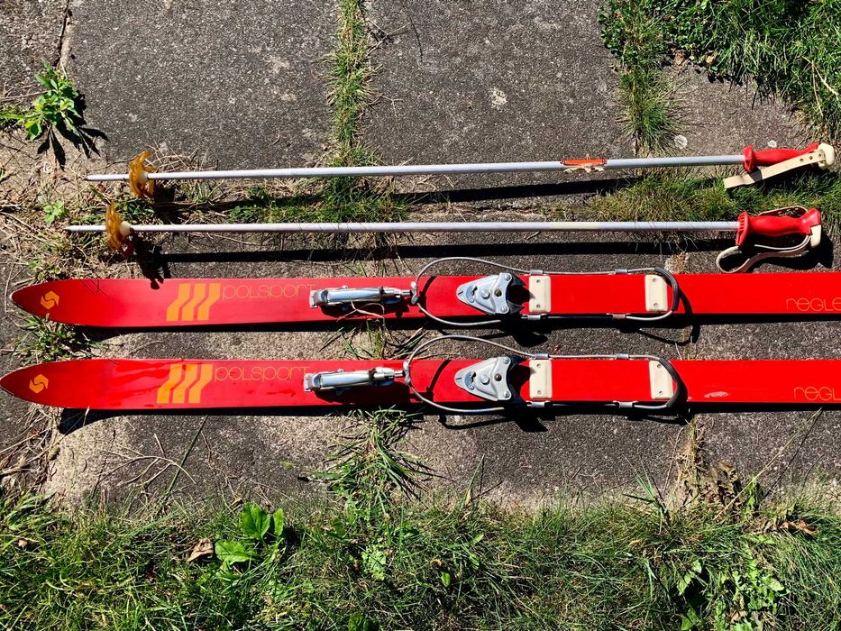 Narty POLSPORT REGLE 28 (150 cm) + kijki