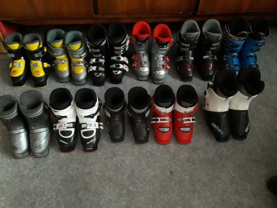 buty narciarskie rozmiary wkladki 16cm-32cm damskie meskie dzieciece