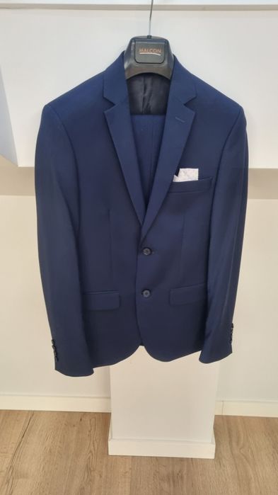 Garnitur Iwo 170/88/76 granatowy, dla wysokiej i szczupłej osoby