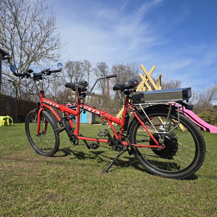 Tandem składany 26’
Doposażony – konwersja na elektryka (nowa)