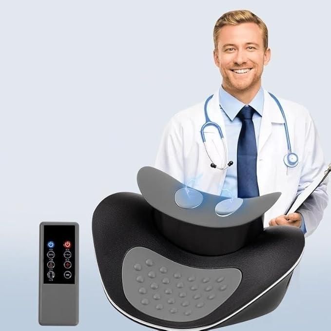 Massajador cervical (modo quente/frio com controlo remoto)