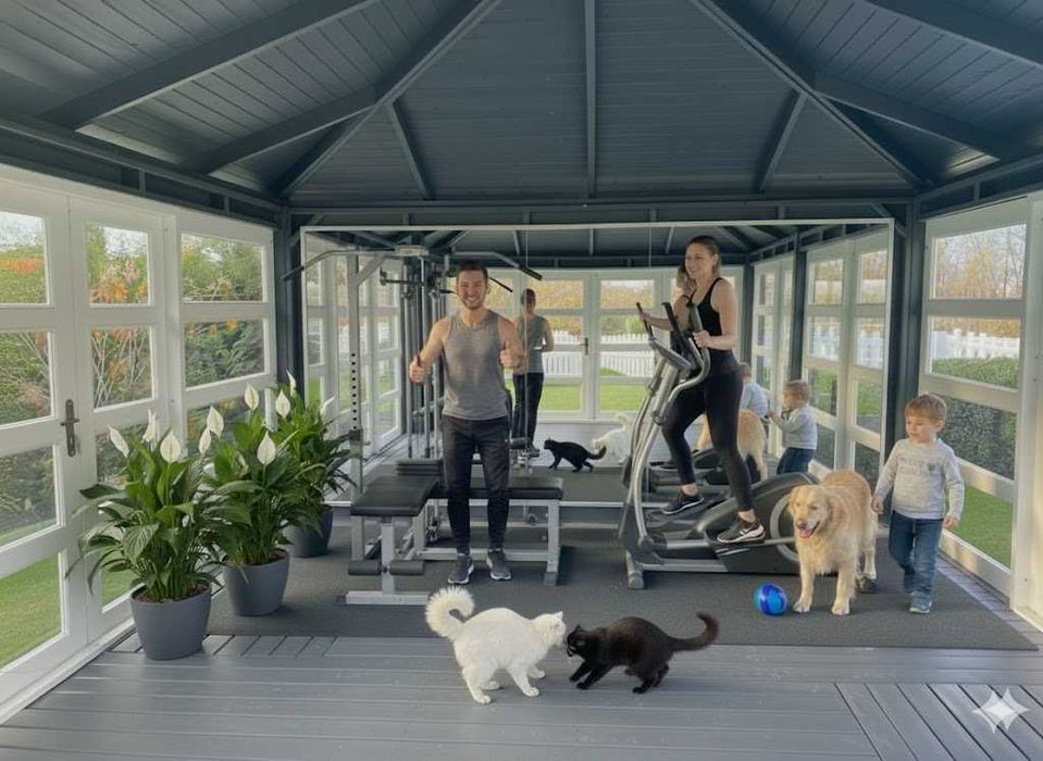 SZKLANA ALTANA 4x4 altana 4x3 domek 3x3 biuro 4x4 altanka 5x5 MDN10B