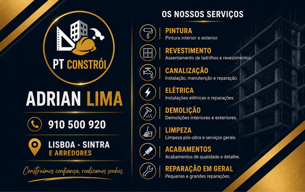 trabalhos gerais em remodelacões e obras em geral
