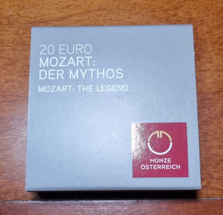 Moeda Mozart - The Legend (Prata Proof)