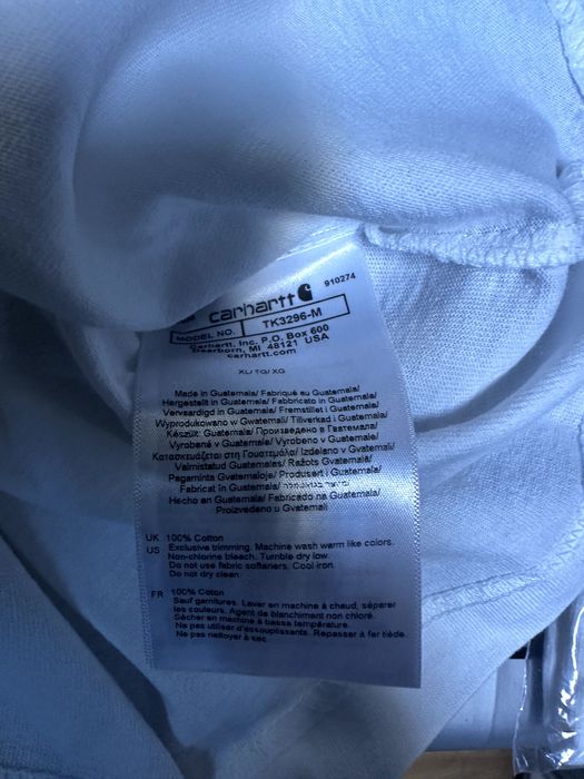 koszulka carhartt white pocket klasyczna oryginalna XL