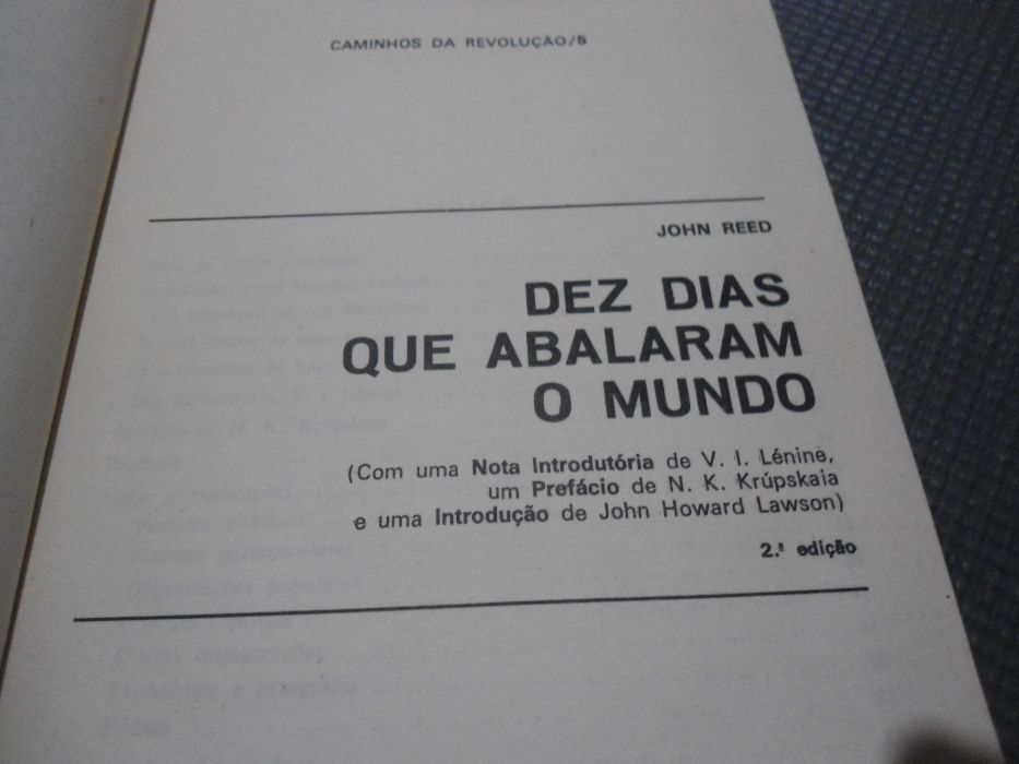 10 Dias que Abalaram o Mundo por John Reed (Edição década de 70)