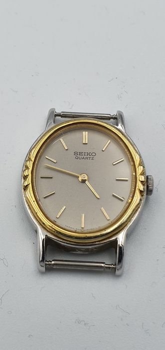 Vintage Seiko Quartz Bicolor Silver + Gold - Made in Japan
