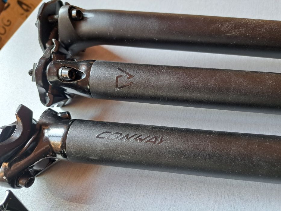 sztyca rowerowa wspornik siodła GHOST CONWAY 31,6 x 350 mm czarny mat