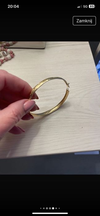 Złota bransoletka