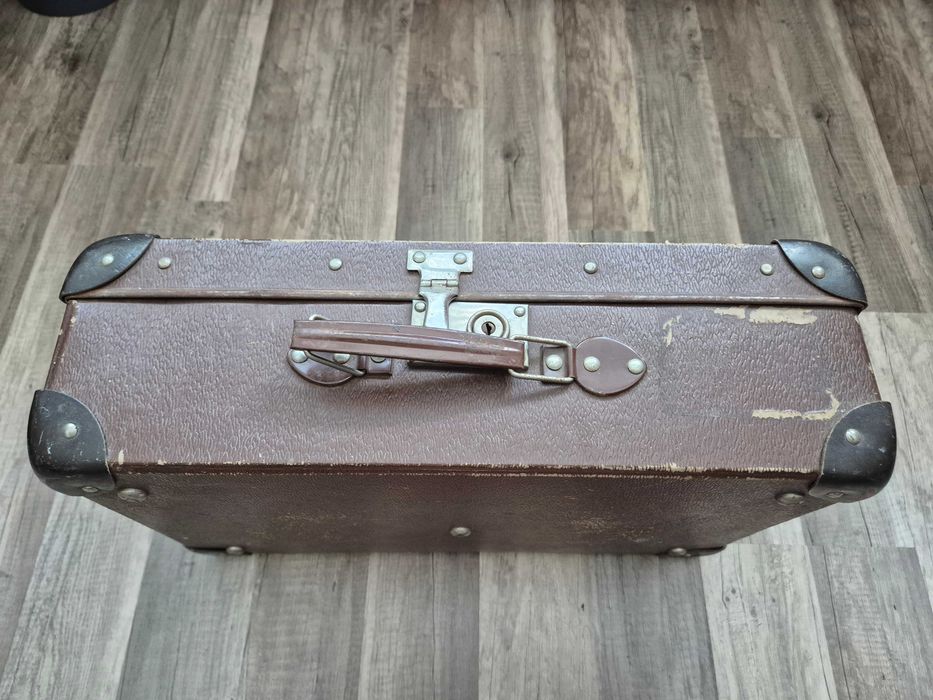 stara retro vintage walizka PRL 45x28x14