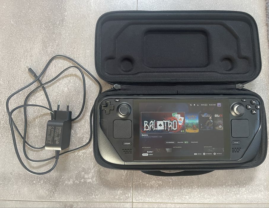 Konsola Steam Deck LCD 64GB + Karta pamięci 512GB + Akcesoria JSAUX Zestaw
