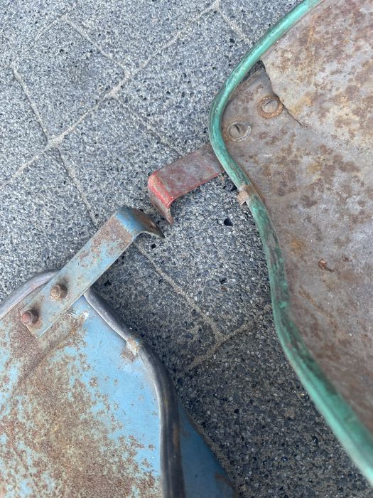 Oryginał osłony na nogi romet komar prawa lewa