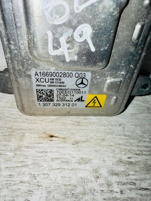 Balastro do Farol Xénon Direito Mercedes M W166 - 2011 / 2015