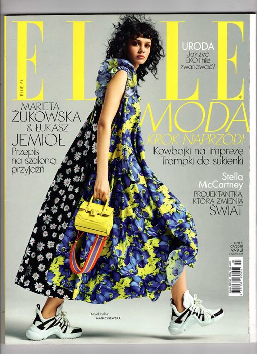 ELLE 07/2018 Mag Cysewska Marieta Żukowska | Czasopismo Moda