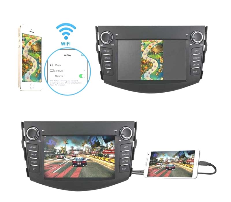 AUTO RADIO GPS ANDROID 15 PARA TOYOTA RAV4 06-12 7"