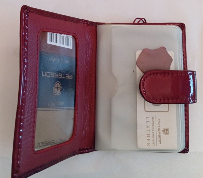 Wizytownik Peterson BC103 skóra