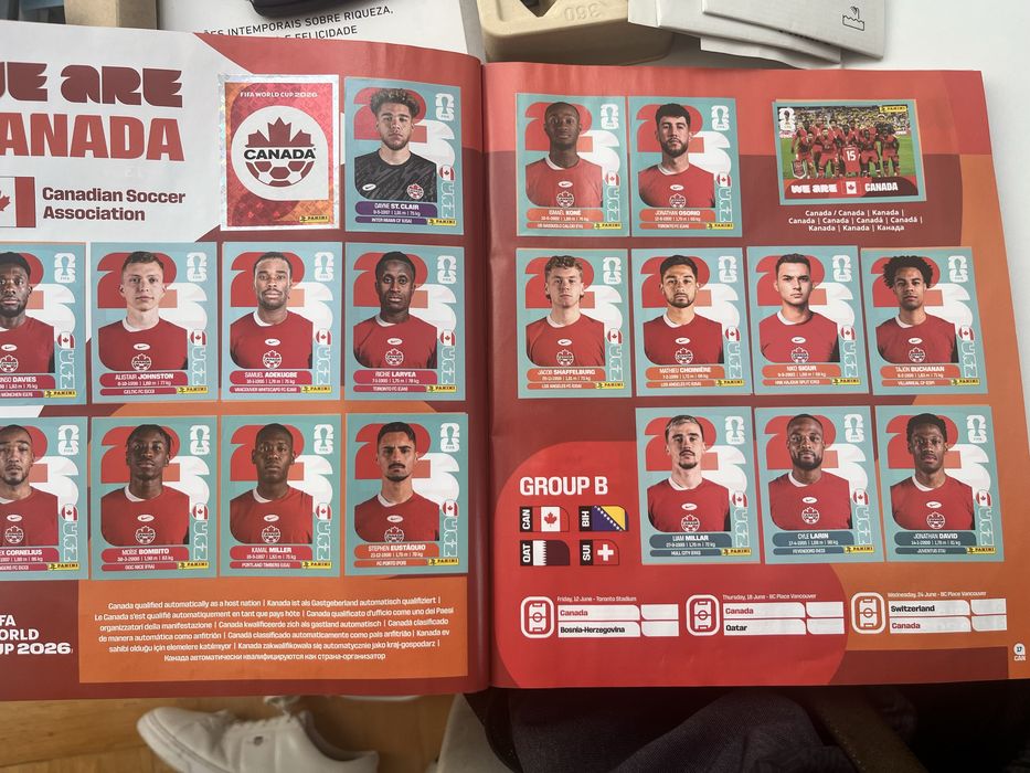 Caderneta Panini Mundial 2026 , Completa