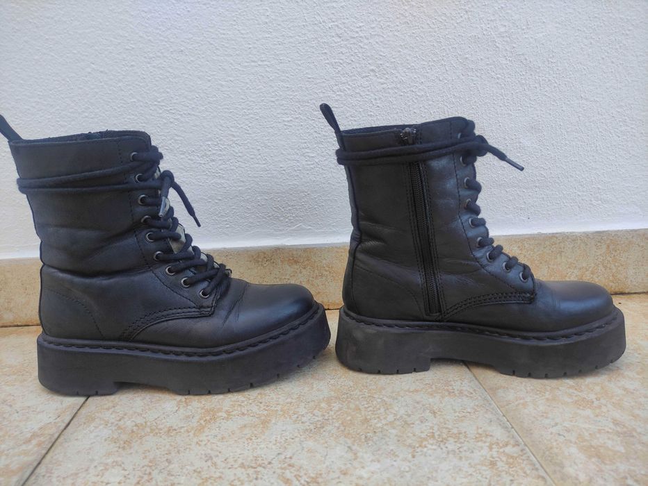Botas estilo militar/combat- tamanho 37