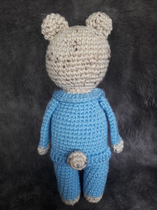 Misie ślubne młoda para dekoracja ślubna prezent handmade
