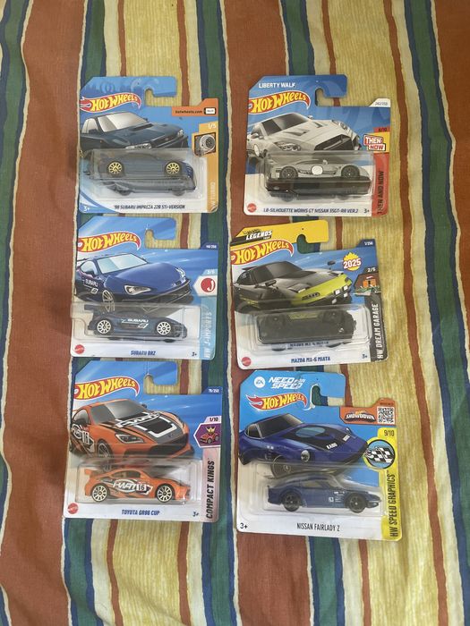Hot wheels pack carros niponicos/ japoneses