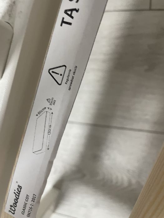 Łóżeczko drewniane Woodies 120x50