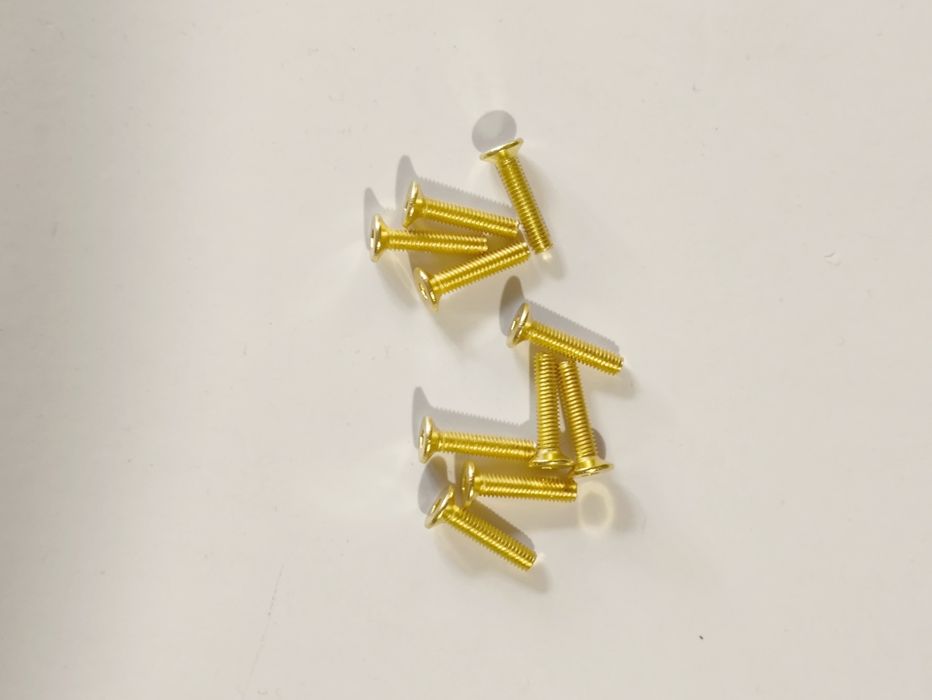 Винт золотой m3x14 . Декор. Фурнитура