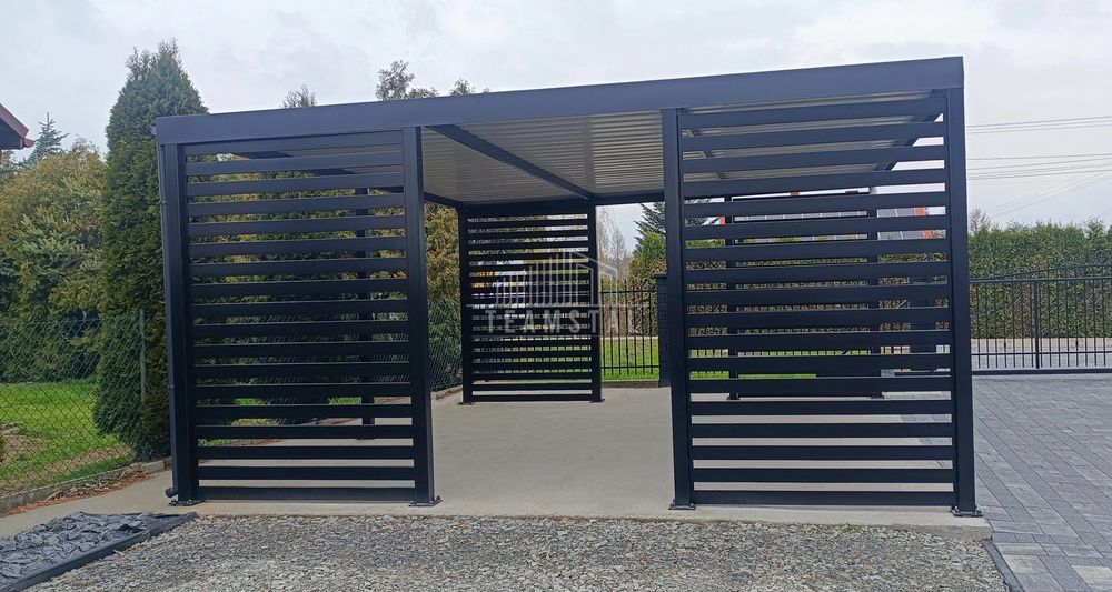 CarPort PREMIUM Wiata samochodowa 5x5 dodatkowa zabudowa TS1027